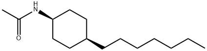 N-ACETYL-4-N-HEPTYLCYCLOHEXYLAMINE 구조식 이미지