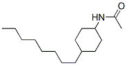 N-ACETYL-4-N-OCTYLCYCLOHEXYLAMINE 구조식 이미지
