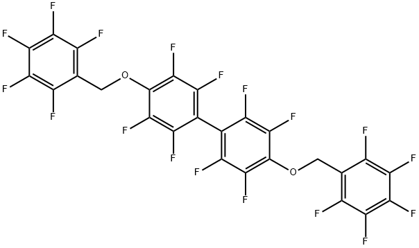 2,2',3,3',5,5',6,6'-Octafluoro-4,4'-bis[(pentafluorophenyl)methoxy]-1,1'-biphenyl Structure