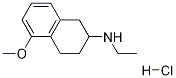 1,2,3,4테트라하이드로-5-메톡시-N-에틸2-나프탈레나민HCl 구조식 이미지