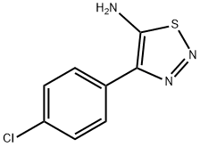4-(4-CHLOROPHENYL)-1,2,3-THIADIAZOL-5-AMINE Structure