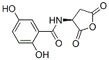 Benzamide, 2,5-dihydroxy-N-[(3S)-tetrahydro-2,5-dioxo-3-furanyl]- (9CI) Structure