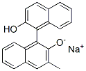 Sodium 1-(2-hydroxy-1-naphtyl)methylnaphthalene-2-olate Structure