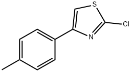 2-클로로-4-P-톨릴티아졸 구조식 이미지