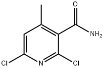 2,6-DICHLORO-4-METHYLNICOTINAMIDE Structure