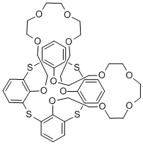 Thiacalix[4]-bis(crown-6) 구조식 이미지