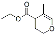 3,4-Dihydro-5-methyl-2H-pyran-4-carboxylic acid ethyl ester Structure