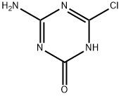 2-chloro-4-amino-1,3,5-triazine-6(5H)-one Structure