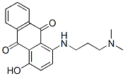1-[[3-(dimethylamino)propyl]amino]-4-hydroxyanthraquinone  Structure