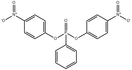 Phenylphosphonic acid bis(p-nitrophenyl) ester Structure