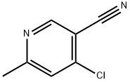 4-CHLORO-6-METHYLNICOTINONITRILE 구조식 이미지