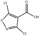 4-이소티아졸카르복실산,3,5-디클로로 구조식 이미지