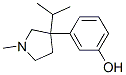 3-[1-Methyl-3-(1-methylethyl)-3-pyrrolidinyl]phenol Structure