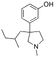 3-[1-Methyl-3-(2-methylbutyl)-3-pyrrolidinyl]phenol Structure