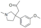 1-[3-(3-Methoxyphenyl)-1-methyl-3-pyrrolidinyl]-2-propanone 구조식 이미지