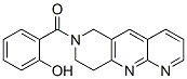 Pyrido[2,3-b][1,6]naphthyridine, 6,7,8,9-tetrahydro-7-(2-hydroxybenzoyl)- (9CI) Structure