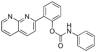 Phenol, 2-(1,8-naphthyridin-2-yl)-, phenylcarbamate (ester) (9CI) Structure