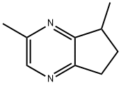5H-Cyclopentapyrazine, 6,7-dihydro-2,7-dimethyl- Structure