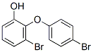 2-(4-Bromophenoxy)-3-bromophenol Structure
