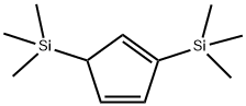 BIS(TRIMETHYLSILYL)CYCLOPENTADIENE Structure