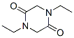 2,5-피페라진디온,1,4-디에틸-(6CI,9CI) 구조식 이미지