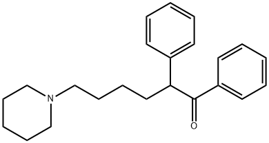 2-페닐-6-피페리디노헥시노페논 구조식 이미지