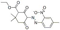 ethyl 6,6-dimethyl-3-[(4-methyl-2-nitrophenyl)azo]-2,4-dioxocyclohexanecarboxylate Structure