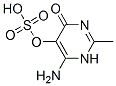 6-amino-2-methyl-5-(sulphooxy)-1H-pyrimidin-4-one 구조식 이미지