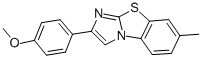 2-(4-METHOXYPHENYL)-7-METHYLIMIDAZO[2,1-B][1,3]BENZOTHIAZOLE Structure