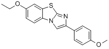 7-ETHOXY-2-(4-METHOXYPHENYL)IMIDAZO[2,1-B]BENZOTHIAZOLE Structure