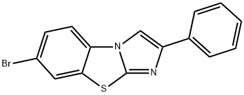 7-BROMO-2-PHENYLIMIDAZO[2,1-B]BENZOTHIAZOLE Structure