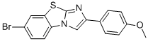 7-BROMO-2-(4-METHOXYPHENYL)IMIDAZO[2,1-B]BENZOTHIAZOLE Structure