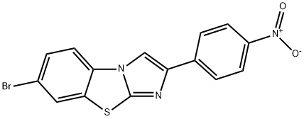 7-BROMO-2-(4-니트로페닐)이미다조[2,1-B]벤조티아졸 구조식 이미지