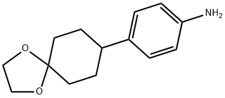 4-(1,4-DIOXASPIRO[4,5]DEC-8-YL) BENZENAMINE Structure