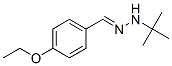 벤즈알데히드,4-에톡시-,(1,1-디메틸에틸)히드라존(9CI) 구조식 이미지