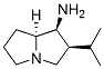 1H-Pyrrolizin-1-amine,hexahydro-2-(1-methylethyl)-,(1S,2S,7aS)-(9CI) Structure