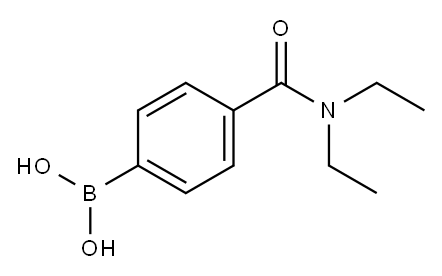 4-(N,N-DIETHYLAMINOCARBONYL)PHENYLBORONIC ACID Structure