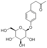 4-[4-(beta-D-Glucopyranosyloxy)phenyl]-2-butanone Structure