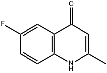 6-FLUORO-4-HYDROXY-2-METHYLQUINOLINE Structure