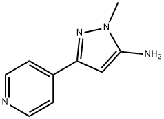 2-Methyl-5-pyridin-4-yl-2H-pyrazol-3-ylamine 구조식 이미지