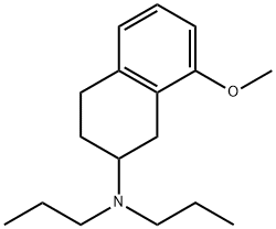 8-methoxy-2-(di-n-propylamino)tetralin Structure