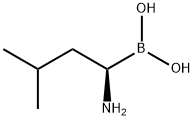 (R)-1-aMino-3-Methylbutylboronic acid Structure
