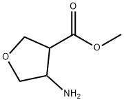 3-Furancarboxylicacid,4-aminotetrahydro-,methylester(9CI) Structure