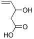 3-hydroxy-4-pentenoic acid Structure