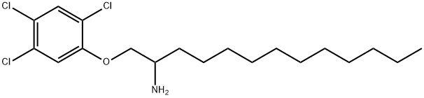 2-Aminotridecane-2,4,5-trichlorophenolate Structure