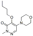4-Butoxy-2-methyl-5-morpholinopyridazin-3(2H)-one Structure