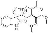 (+/-)-ISORHYNCHOPHYLLINE Structure