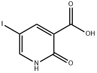 2-гидрокси-5-йодоникотиновая кислота структурированное изображение