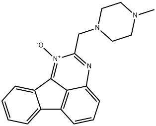 2-[(4-Methyl-1-piperazinyl)methyl]indeno[1,2,3-de]quinazoline 1-oxide Structure