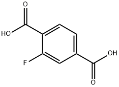 2-fluoroterephthalic acid  구조식 이미지